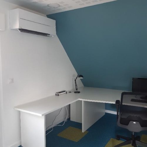 Mural design de luxe climatisation bureau coworking